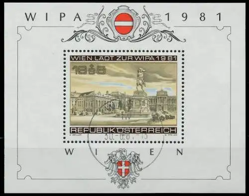 ÖSTERREICH BLOCK KLEINBOGEN Block 5 gestempelt 2EE366