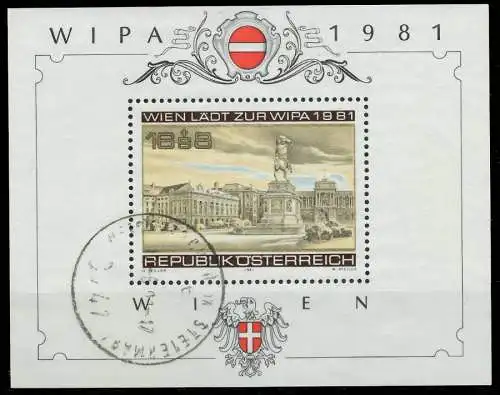 ÖSTERREICH BLOCK KLEINBOGEN Block 5 gestempelt 2EE376