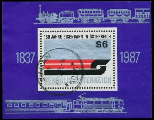 ÖSTERREICH BLOCK KLEINBOGEN Block 9 gestempelt 2EE382