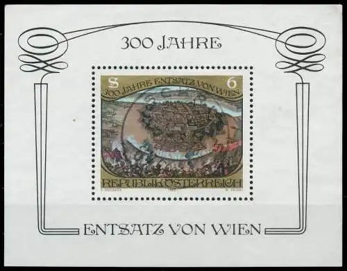 ÖSTERREICH BLOCK KLEINBOGEN Block 6 zentrisch gestempelt 2EE3AA