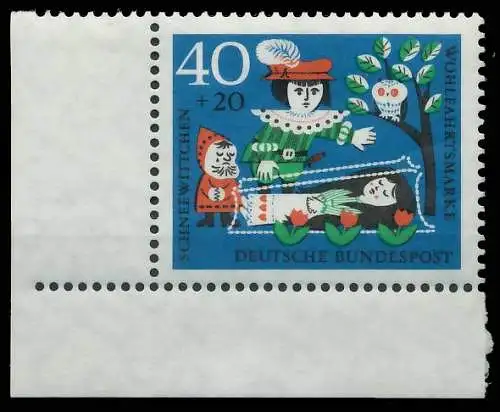 BRD BUND 1962 Nr 388 postfrisch ECKE-ULI 2F34FA