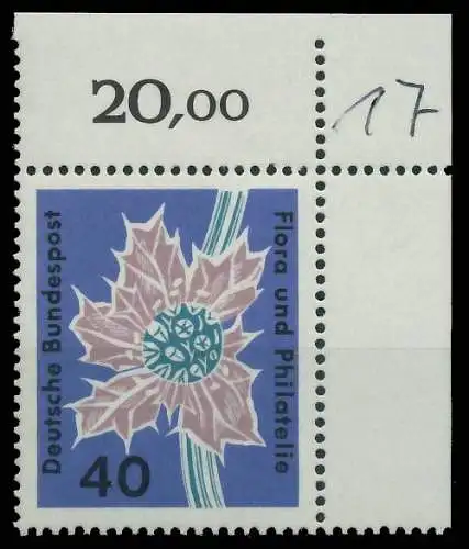 BRD BUND 1963 Nr 395 postfrisch ECKE-ORE 2F37F6