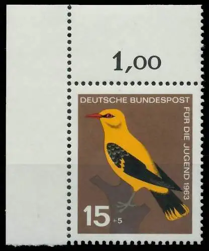 BRD BUND 1963 Nr 402 postfrisch ECKE-OLI 2F383E
