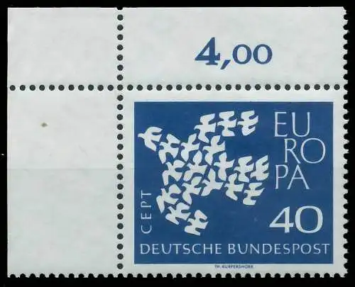 BRD BUND 1961 Nr 368 postfrisch ORA 2F38A2