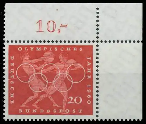 BRD BUND 1960 Nr 334 postfrisch ECKE-ORE 2F38DA