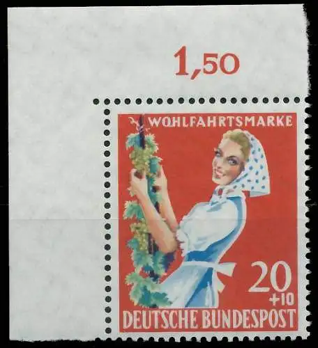 BRD BUND 1958 Nr 299 postfrisch ECKE-OLI 2F79F6