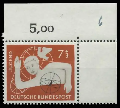 BRD BUND 1956 Nr 232 postfrisch ECKE-ORE 2F7C8E
