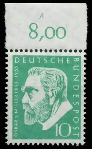 BRD BUND 1955 Nr 209 postfrisch ORA 2F7D66