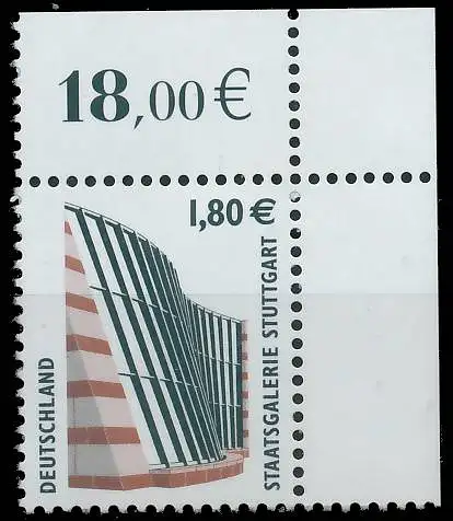 BRD BUND DS SEHENSWÜRDIGKEITEN Nr 2313 postfrisch ECKE- 2FF4C2