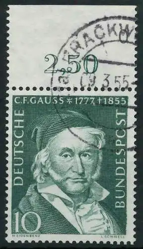 BRD BUND 1955 Nr 204 gestempelt ORA 30264E