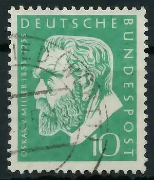BRD BUND 1955 Nr 209 gestempelt 30267A