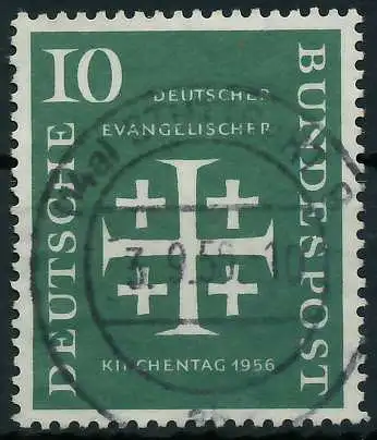 BRD BUND 1956 Nr 235 gestempelt 302686