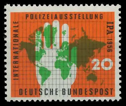 BRD BUND 1956 Nr 240 postfrisch 3026C2