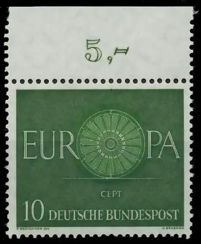 BRD BUND 1960 Nr 337 postfrisch ORA 302716