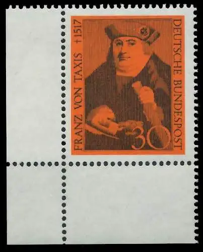 BRD BUND 1967 Nr 535 postfrisch ECKE-ULI 30DDD2