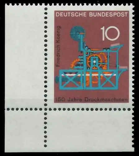 BRD BUND 1968 Nr 546 postfrisch ECKE-ULI 30DDE6