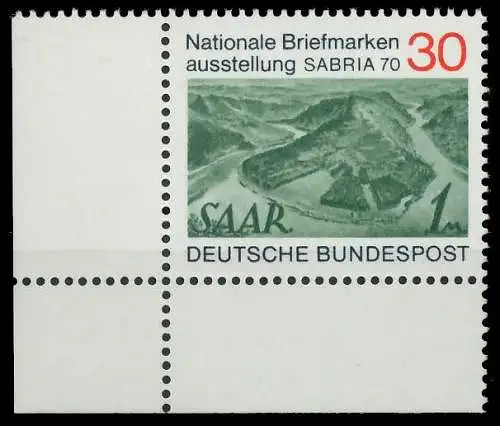 BRD BUND 1970 Nr 619 postfrisch ECKE-ULI 310042
