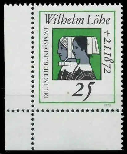 BRD BUND 1972 Nr 710 postfrisch ECKE-ULI 31026E