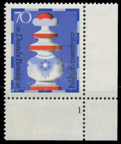 BRD BUND 1972 Nr 745 postfrisch FORMNUMMER 1 3102C6