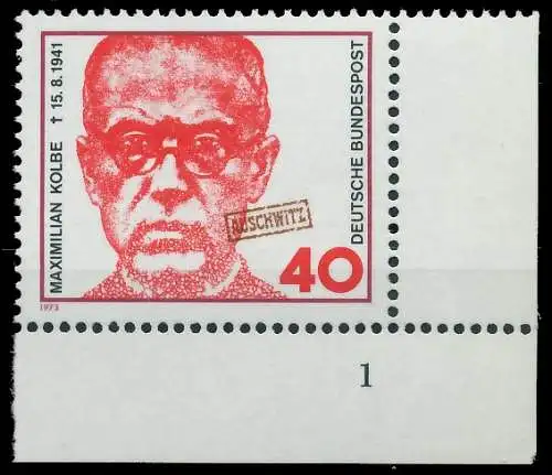 BRD BUND 1973 Nr 771 postfrisch FORMNUMMER 1 3103AA