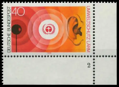 BRD BUND 1973 Nr 776 postfrisch FORMNUMMER 2 3103CE