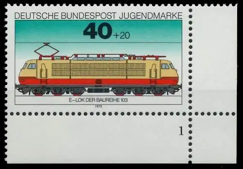 BRD BUND 1975 Nr 837 postfrisch FORMNUMMER 1 31371E