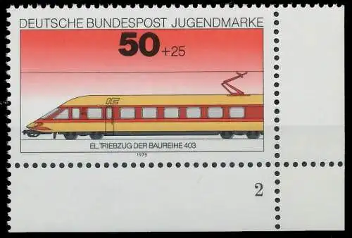 BRD BUND 1975 Nr 838 postfrisch FORMNUMMER 2 31372E