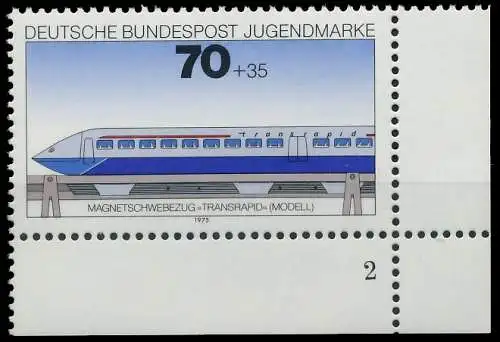 BRD BUND 1975 Nr 839 postfrisch FORMNUMMER 2 3137A2