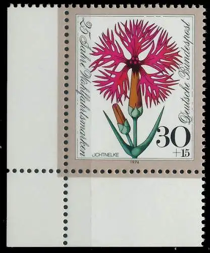 BRD BUND 1974 Nr 818 postfrisch ECKE-ULI 3137EA