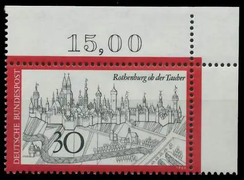 BRD BUND 1969 Nr 603 postfrisch ECKE-ORE 3137DA