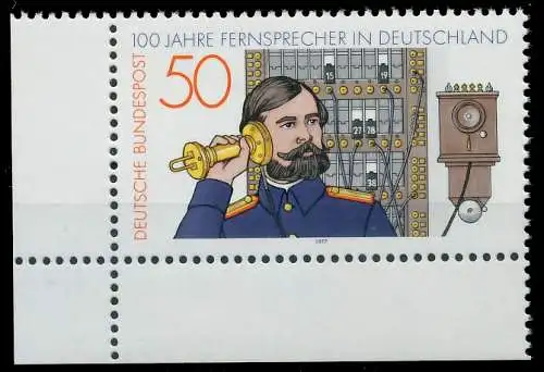 BRD BUND 1977 Nr 947 postfrisch ECKE-ULI 313B52