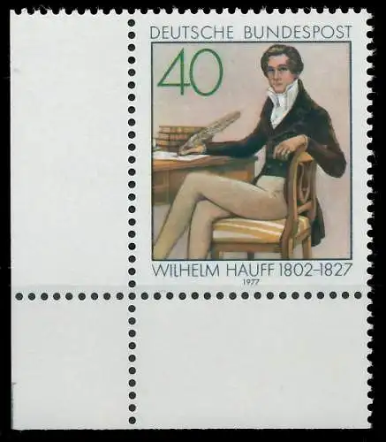 BRD BUND 1977 Nr 954 postfrisch ECKE-ULI 313B92