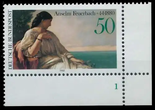 BRD BUND 1980 Nr 1033 postfrisch FORMNUMMER 1 313C42