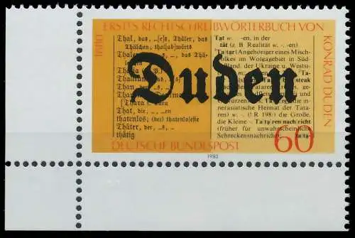 BRD BUND 1980 Nr 1039 postfrisch ECKE-ULI 313CAA