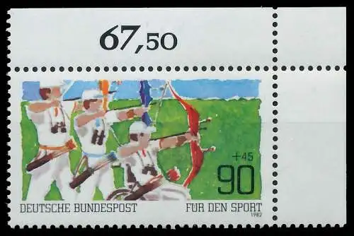 BRD BUND 1982 Nr 1128 postfrisch ECKE-ORE 318562