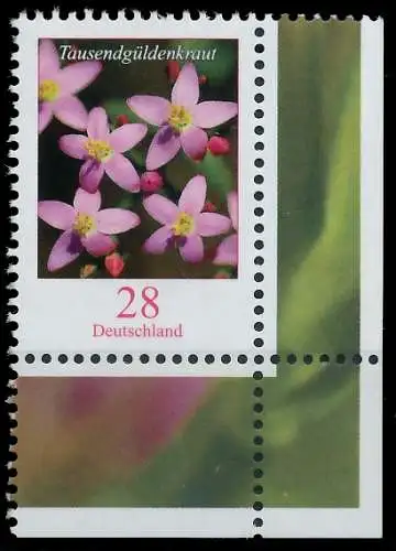 BRD BUND DS BLUMEN Nr 3088 postfrisch ECKE-URE 3186AE
