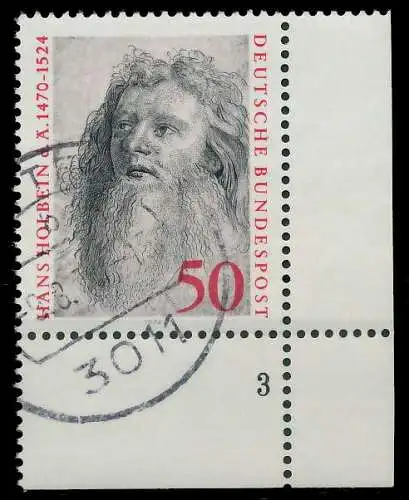 BRD BUND 1974 Nr 813 gestempelt FORMNUMMER 3 321BAE