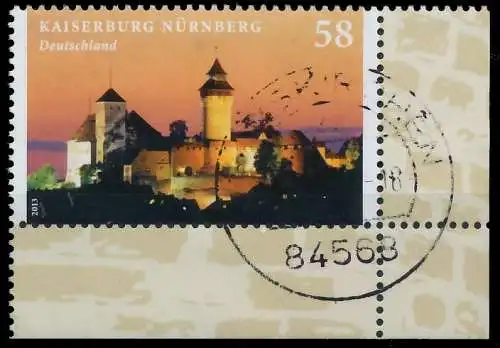 BRD BUND 2013 Nr 2973 zentrisch gestempelt ECKE-URE 32628A