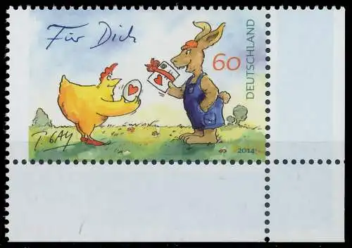 BRD BUND 2014 Nr 3064 postfrisch ECKE-URE 33B25A