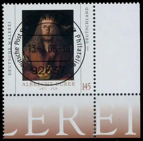 BRD BUND 2006 Nr 2531 zentrisch gestempelt ECKE-URE 34A792