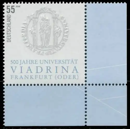 BRD BUND 2006 Nr 2533 postfrisch ECKE-URE 34A7B2