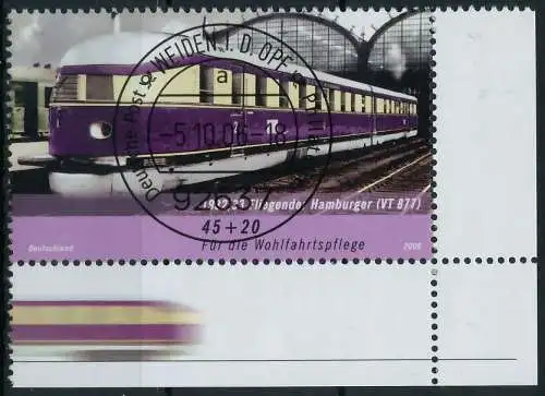 BRD BUND 2006 Nr 2560 zentrisch gestempelt ECKE-URE 34AA16