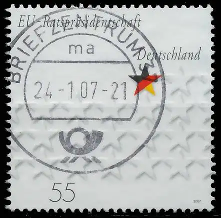 BRD BUND 2007 Nr 2583 zentrisch gestempelt 34ABA2