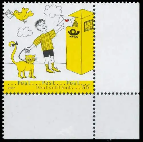 BRD BUND 2007 Nr 2597 postfrisch ECKE-URE 34AC0E