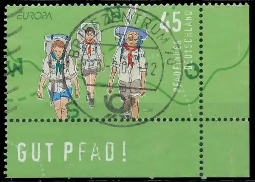 BRD BUND 2007 Nr 2600 zentrisch gestempelt ECKE-URE 34AC4E