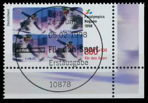 BRD BUND 1998 Nr 1971 ESST ECKE-URE 34AD4A