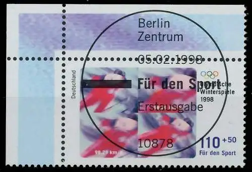 BRD BUND 1998 Nr 1969 ESST ECKE-OLI 34AD82