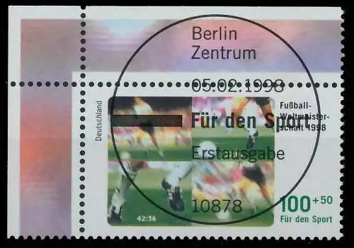 BRD BUND 1998 Nr 1968 ESST ECKE-OLI 34AD6E