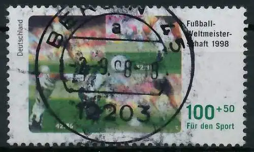 BRD BUND 1998 Nr 1968 gestempelt 34AD66
