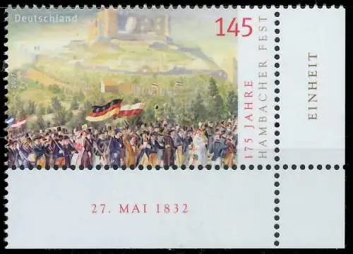 BRD BUND 2007 Nr 2603 postfrisch ECKE-URE 34ADBA